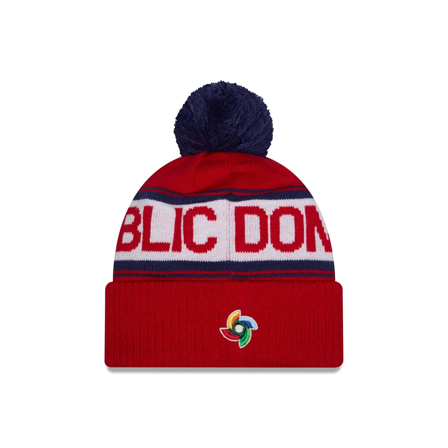 2026 World Baseball Classic Dominican Republic Pom Knit Hat