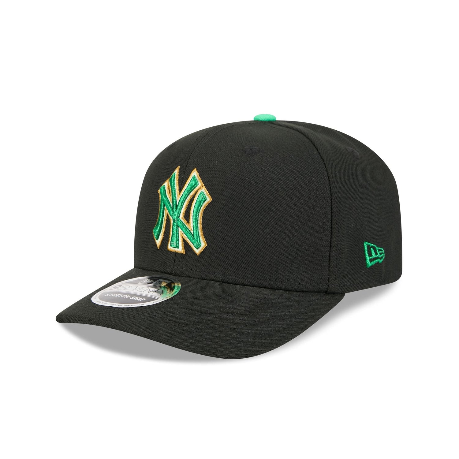 New York Yankees St. Patrick's Day 2026 9SEVENTY Stretch-Snap Hat