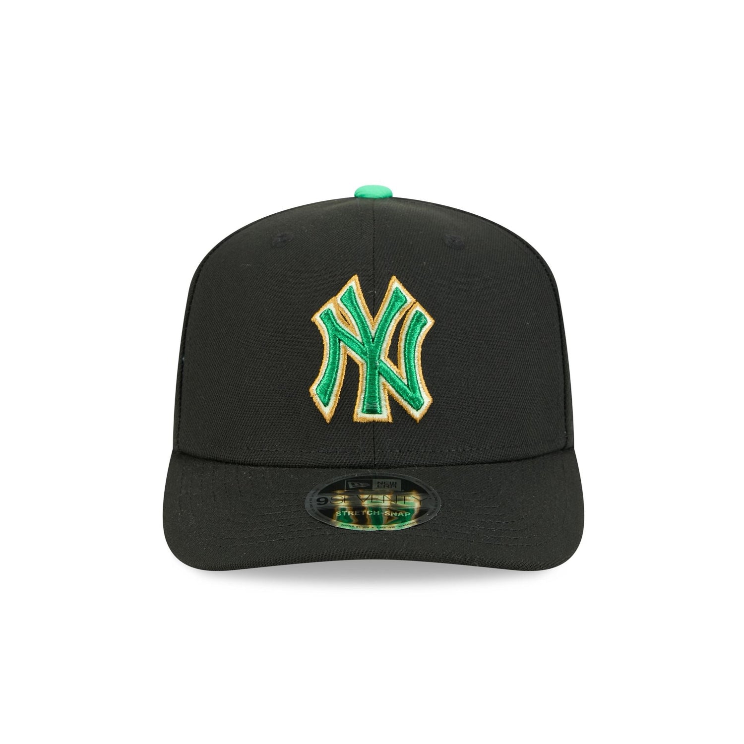 New York Yankees St. Patrick's Day 2026 9SEVENTY Stretch-Snap Hat