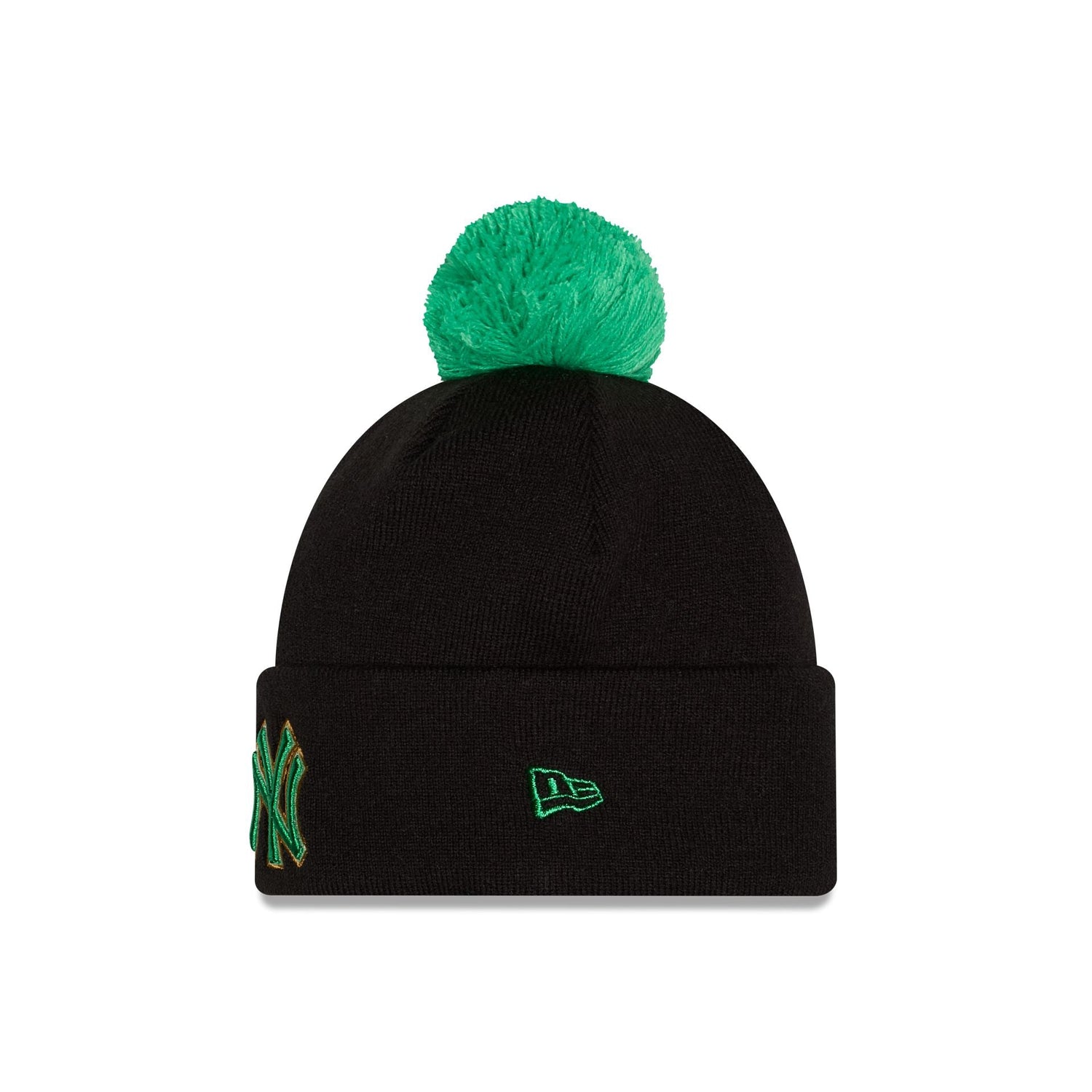 New York Yankees St. Patrick's Day 2026 Pom Knit Hat