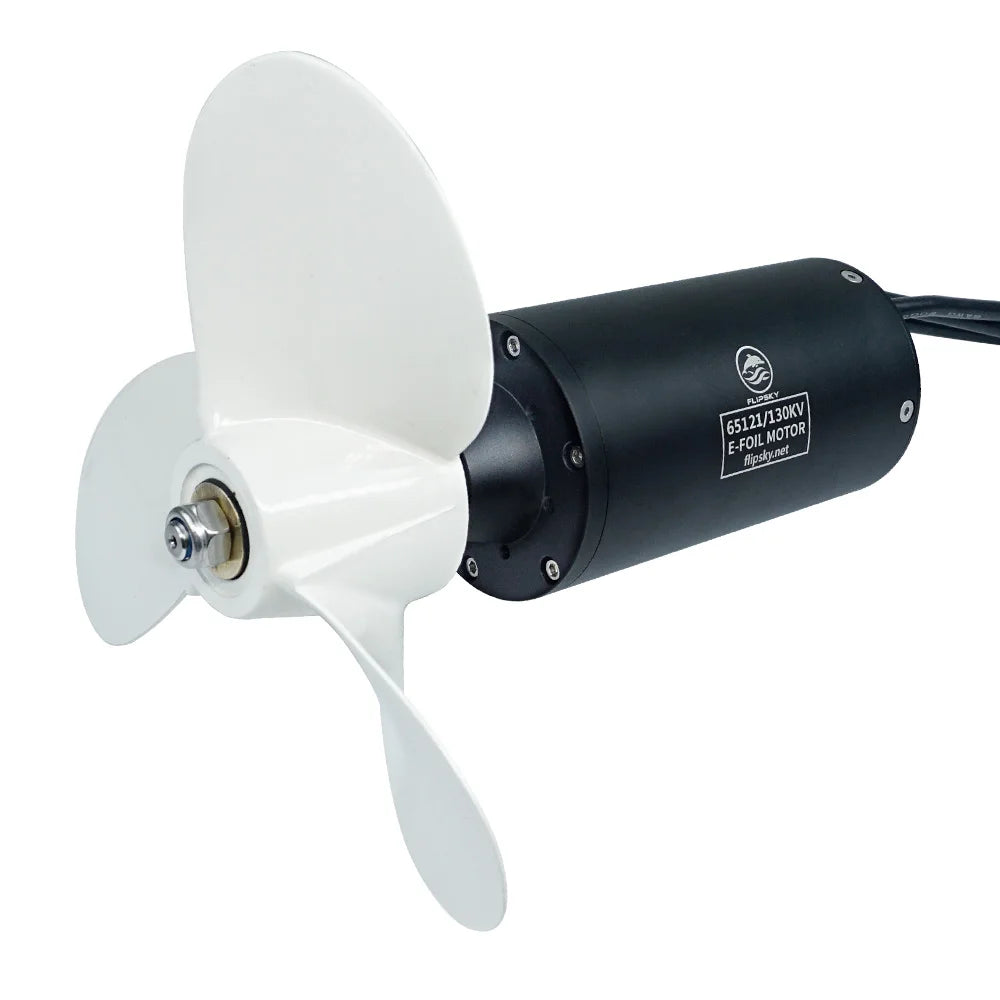 Flipsky Inrunner Brushless DC Motor 65121 130KV 3700W Waterproof rate IP68 for Surfing Boat Und