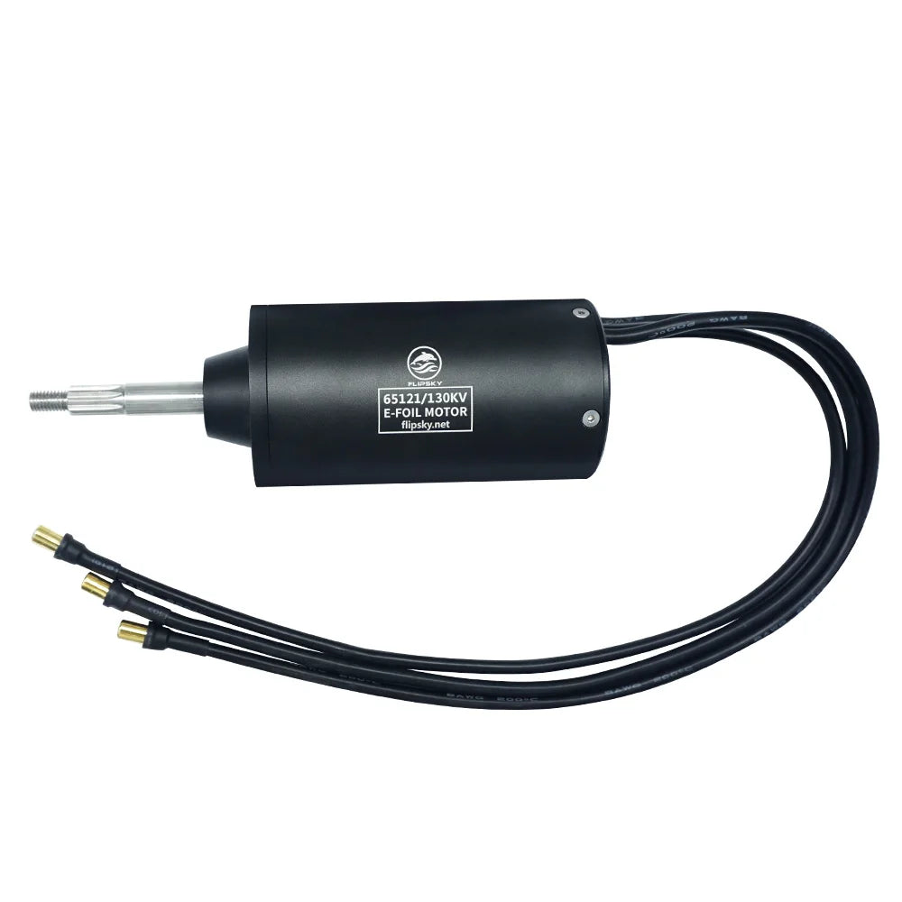 Flipsky Inrunner Brushless DC Motor 65121 130KV 3700W Waterproof rate IP68 for Surfing Boat Und