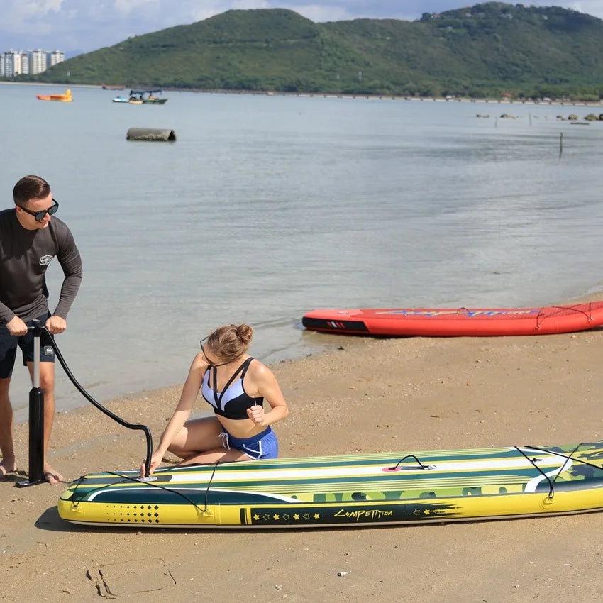 Luxury Portable Drop Stitch Kiteboards Surfing Inflatable Stand up sup Paddle Board Sports Surf