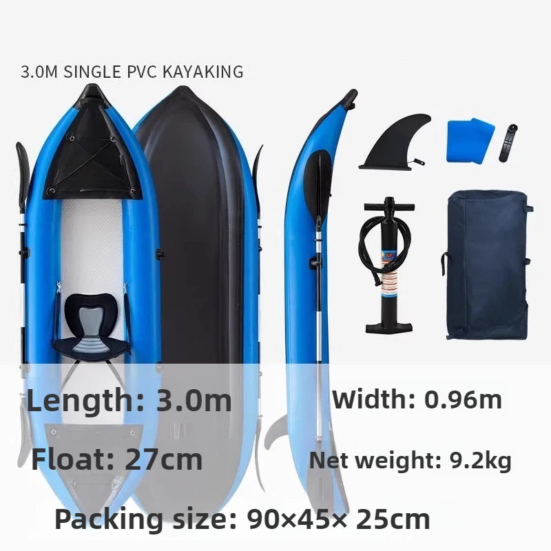 Inflatable Stand Up Paddle Board with 130kg Max Load - 295L Displacement & 10-15 PSI Pressure