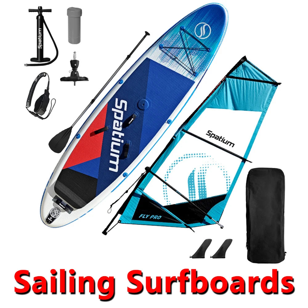 Water Surfing 2-in-1 Windsurf Sail With Sup Board Windsurfing For Smooth Sailing And Paddleboar