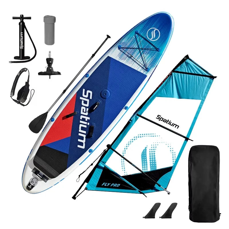 Water Surfing 2-in-1 Windsurf Sail With Sup Board Windsurfing For Smooth Sailing And Paddleboar