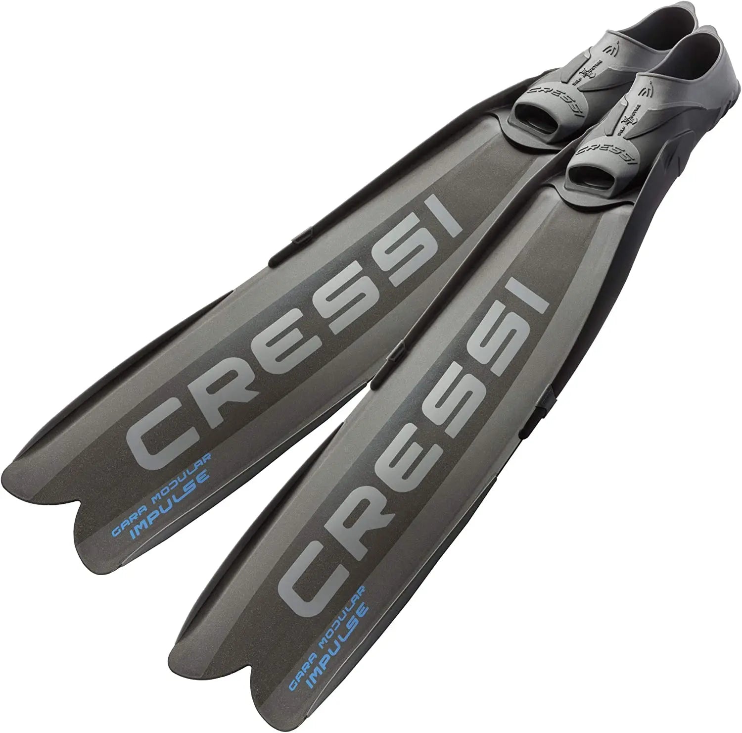 Cressi GARA MODULAR IMPULSE Free Diving Long Fins Professional changeable Blade Fins for Adults