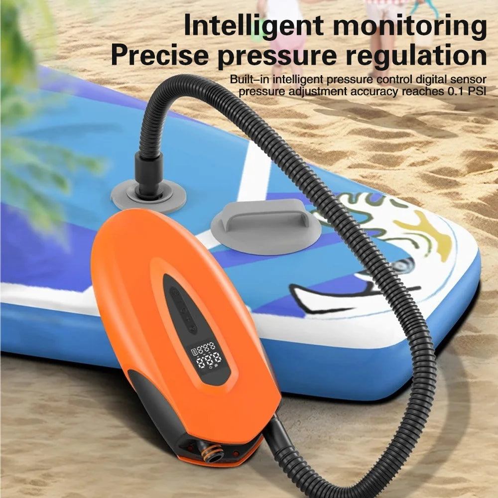 TINSOL 20PSI Paddle Board Inflatable Pump With Auto Shut Off Electric Air Pump Surfboard Board