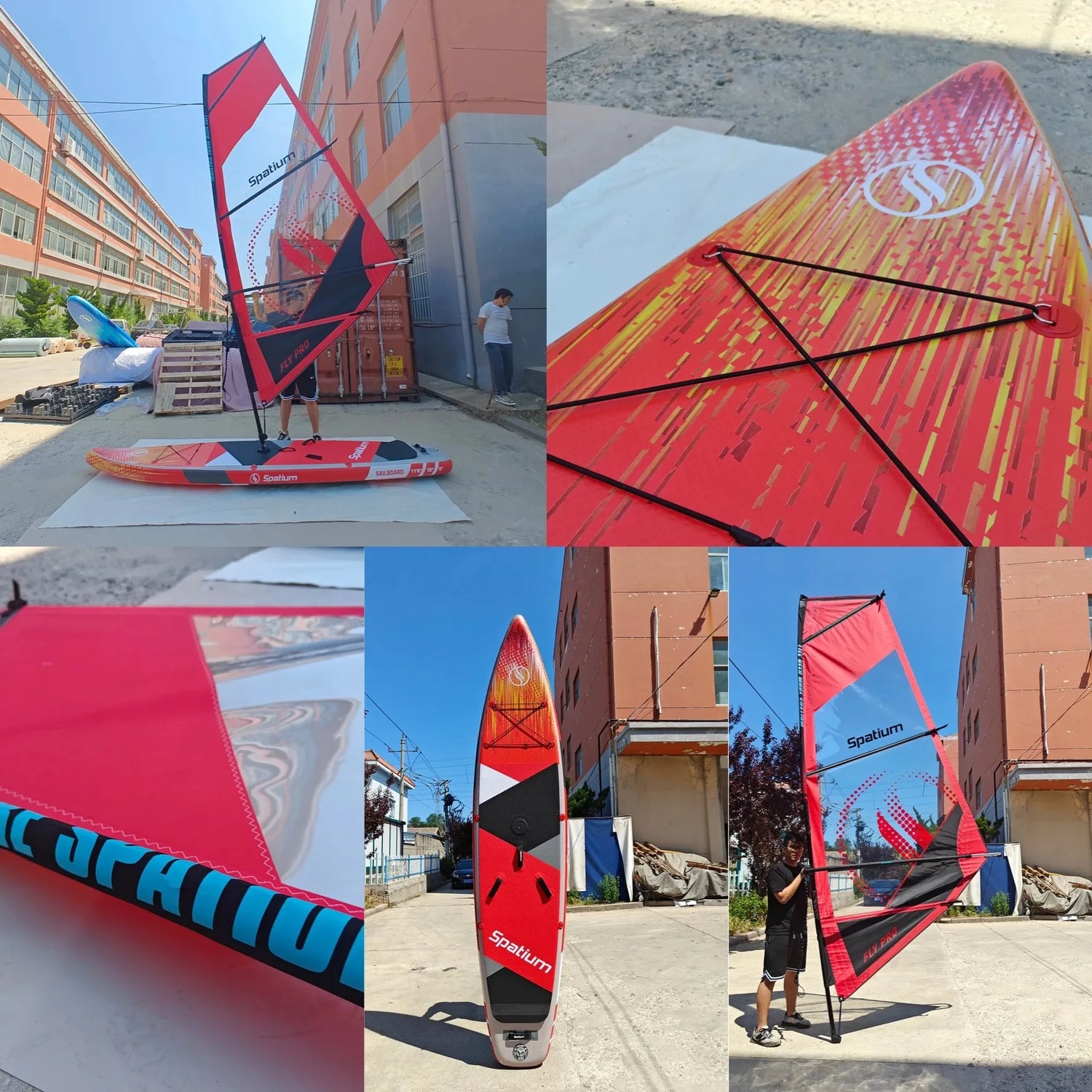 Water Surfing 2-in-1 Windsurf Sail With Sup Board Windsurfing For Smooth Sailing And Paddleboar