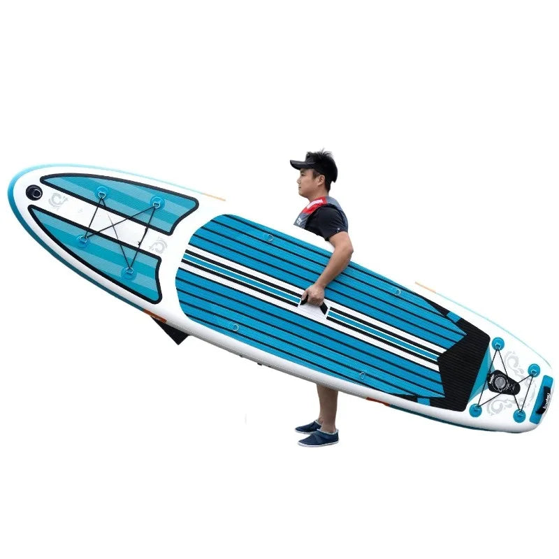 Inflatable Stand Up Paddle Board with 130kg Max Load - 295L Displacement & 10-15 PSI Pressure