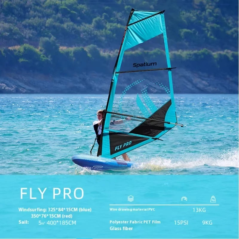 Water Surfing 2-in-1 Windsurf Sail With Sup Board Windsurfing For Smooth Sailing And Paddleboar