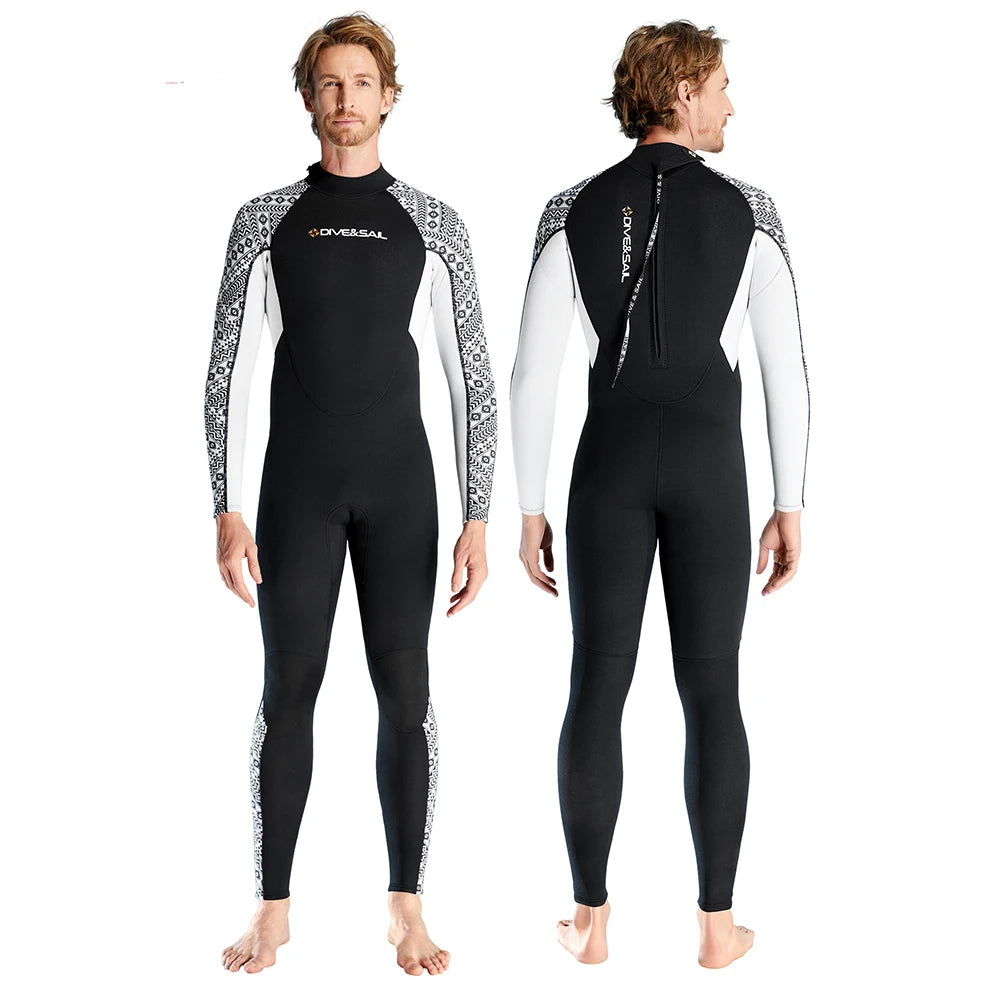 2/3MM Neoprene Wetsuit Full Body Women Men Diving Suit Scuba Snorkeling Surfing Water Sport Kee