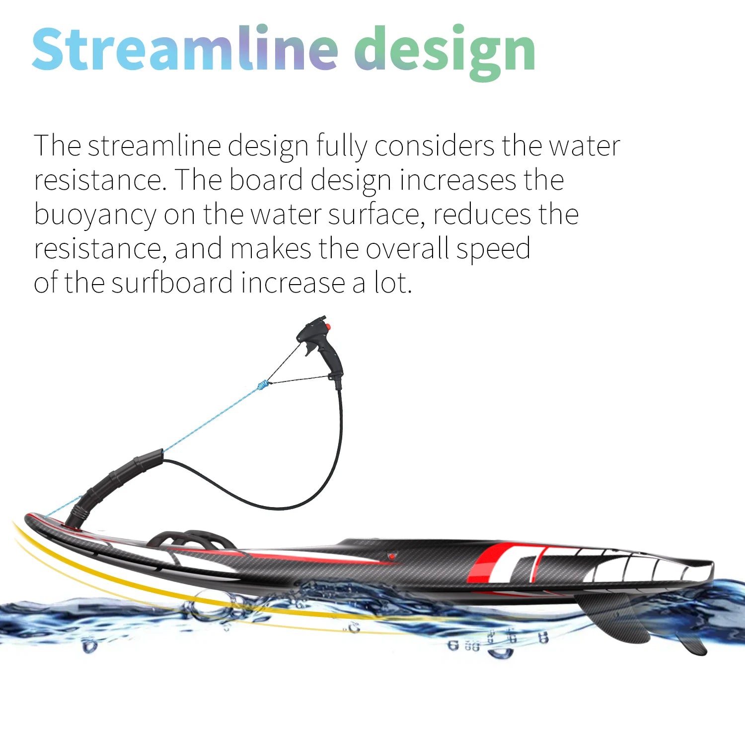 KOOTU Jet Surfboards Full Carbon Fiber Surfboards Fuel-powered surfboard 109cc Power Electric S