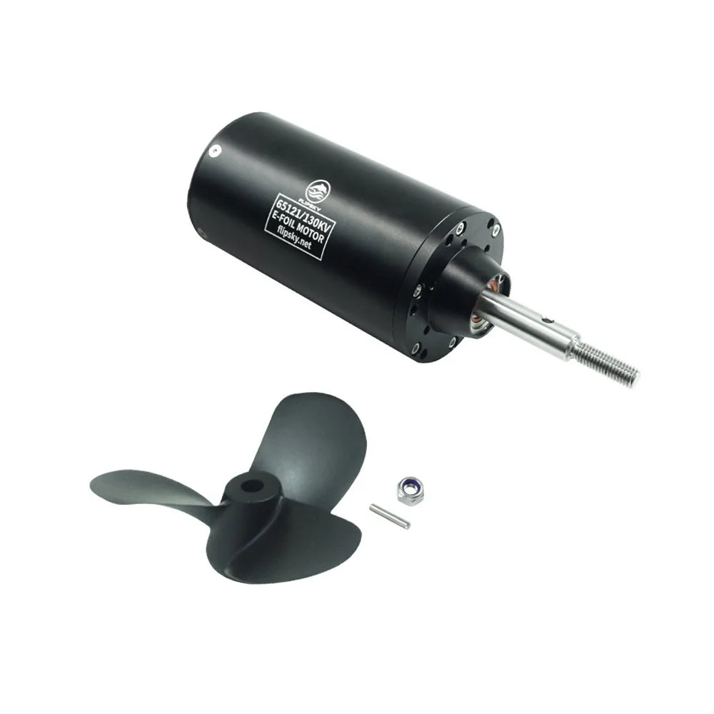 Flipsky Inrunner Brushless DC Motor 65121 130KV 3700W Waterproof rate IP68 for Surfing Boat Und