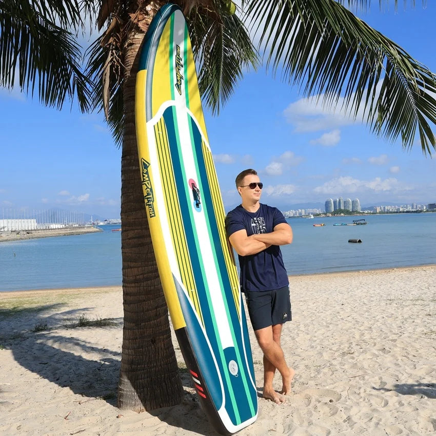 Luxury Portable Drop Stitch Kiteboards Surfing Inflatable Stand up sup Paddle Board Sports Surf