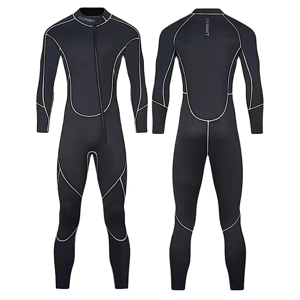 HOT Wetsuits Men 1.5MM Neoprene Diving Surfing Swimming Full Suits in Cold Water Keep Warm Fron