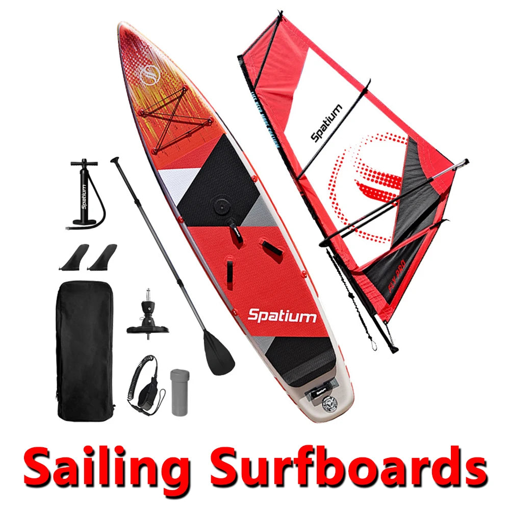 Water Surfing 2-in-1 Windsurf Sail With Sup Board Windsurfing For Smooth Sailing And Paddleboar