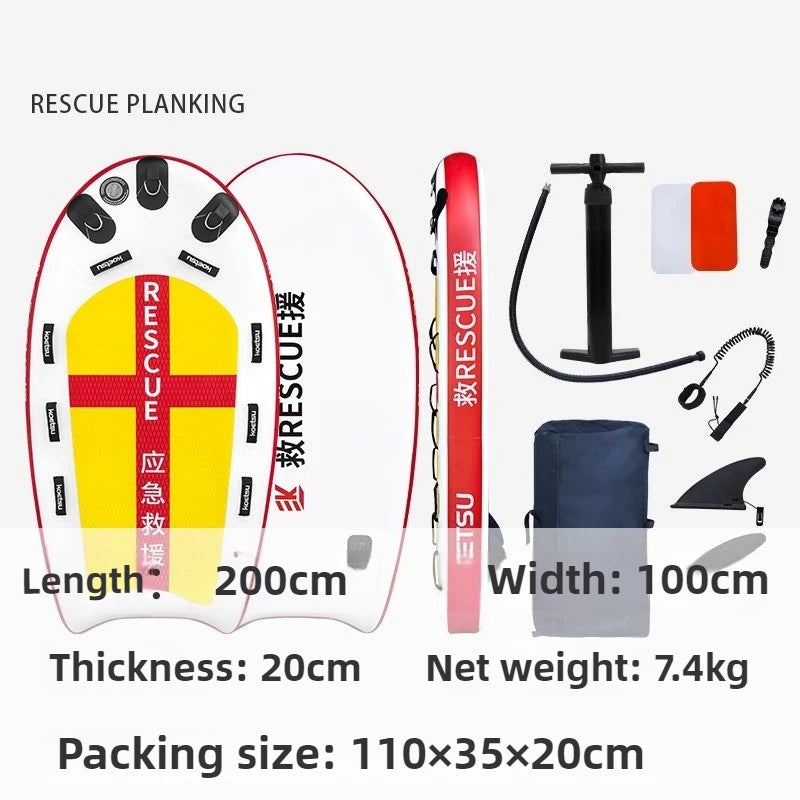 Inflatable Stand Up Paddle Board with 130kg Max Load - 295L Displacement & 10-15 PSI Pressure