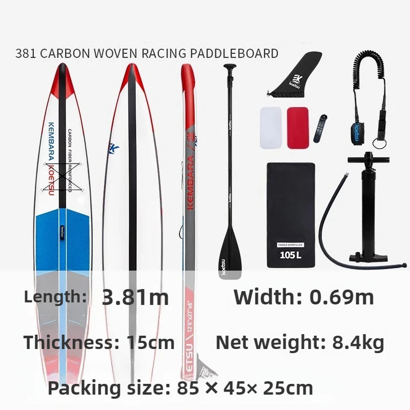 Inflatable Stand Up Paddle Board with 130kg Max Load - 295L Displacement & 10-15 PSI Pressure