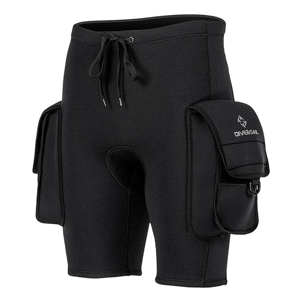 3mm Neoprene Wetsuit Tech Unisex Wetsuit Cargo Shorts D-Ring