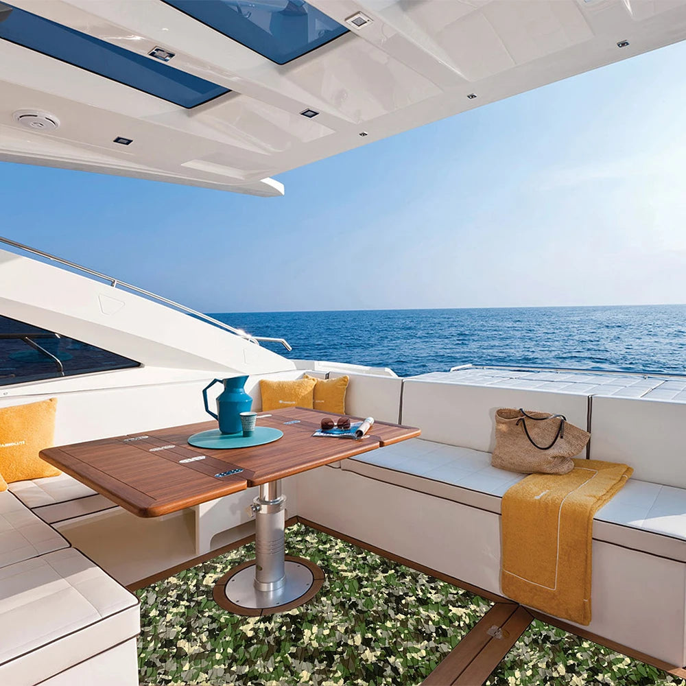 2400*450mm Camouflage Diamond Surfboard Traction Pad Self-adhesive EVA Foam Non-Slip Grip Mat f