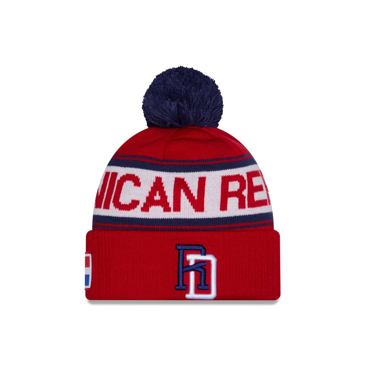 2026 World Baseball Classic Dominican Republic Pom Knit Hat