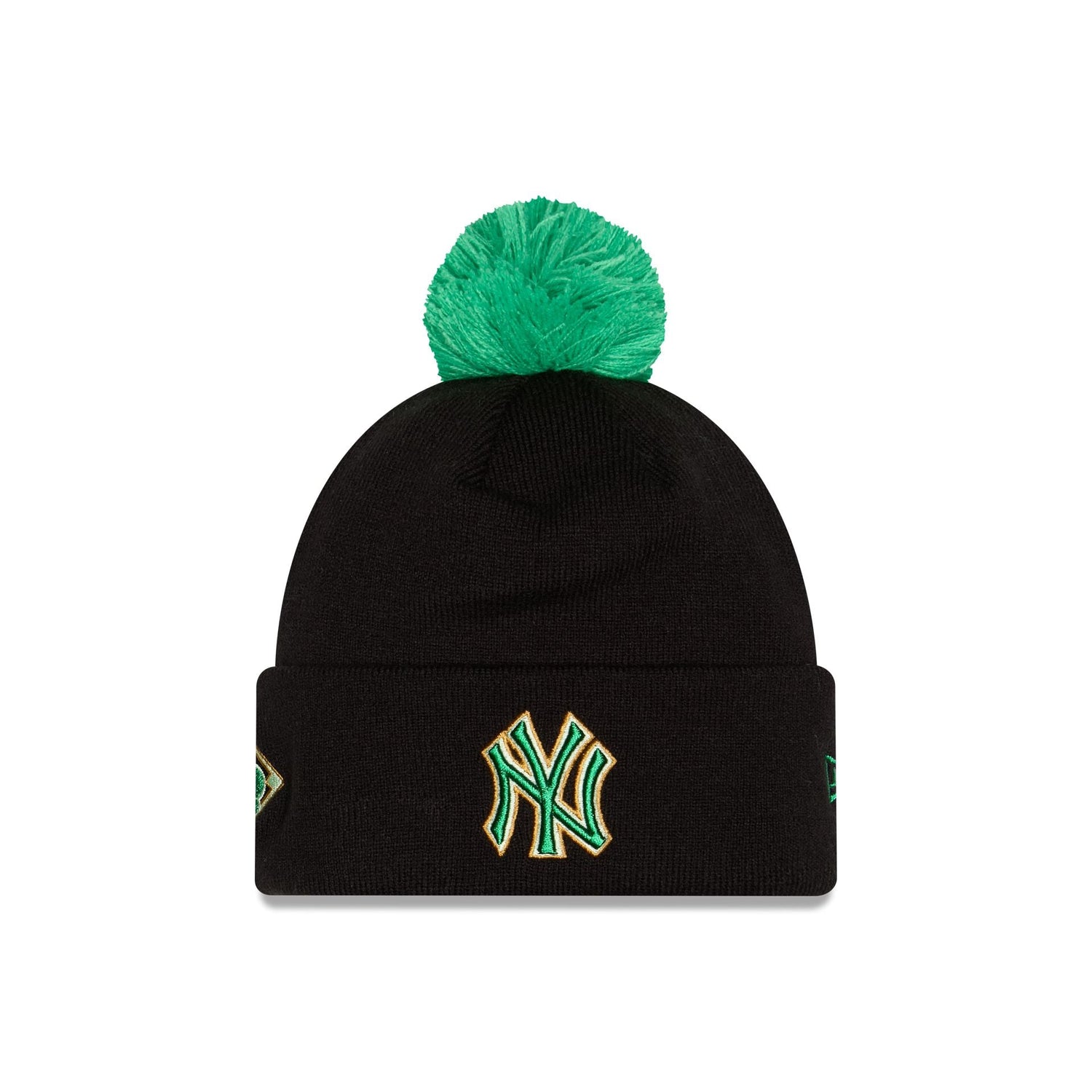 New York Yankees St. Patrick's Day 2026 Pom Knit Hat