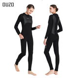 Mens Triathlon Wetsuit 3mm Neoprene Long Sleevele One Piece wetsuit Ultra Elastic Diving Suit O