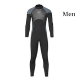Mens Triathlon Wetsuit 3mm Neoprene Long Sleevele One Piece wetsuit Ultra Elastic Diving Suit O