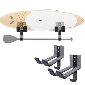 1 pair Wall Mounted Surfboard Rack Snowboard Rack Hanger Wall Mounted Storage rack For skateboa