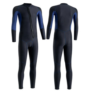 Mens Wetsuit 5mm Full Scuba Diving Suit Front Zipper Hoodie Snorkeling Surfing Kayaking Canoein