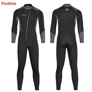 Titanium Coating Wetsuit Men Neoprene 5/3mm Jumpsuit Scuba Diving Suit Plush Lining Dive Winter