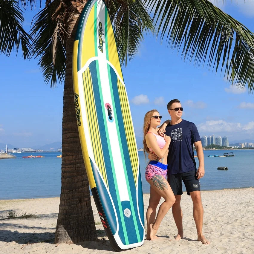 Luxury Portable Drop Stitch Kiteboards Surfing Inflatable Stand up sup Paddle Board Sports Surf