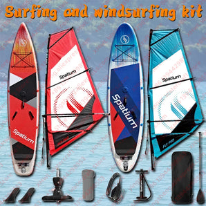 Water Surfing 2-in-1 Windsurf Sail With Sup Board Windsurfing For Smooth Sailing And Paddleboar