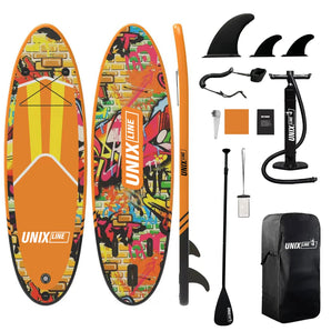 Stand-Up SUP Inflatable Paddle Board - PVC Brushed Material