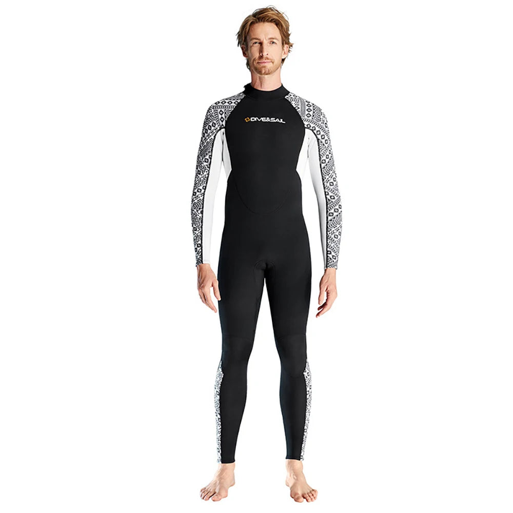 2/3MM Neoprene Wetsuit Full Body Women Men Diving Suit Scuba Snorkeling Surfing Water Sport Kee